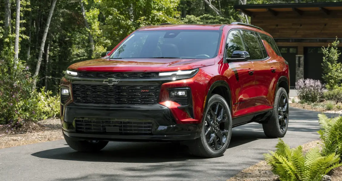 Chevy parked in driveway