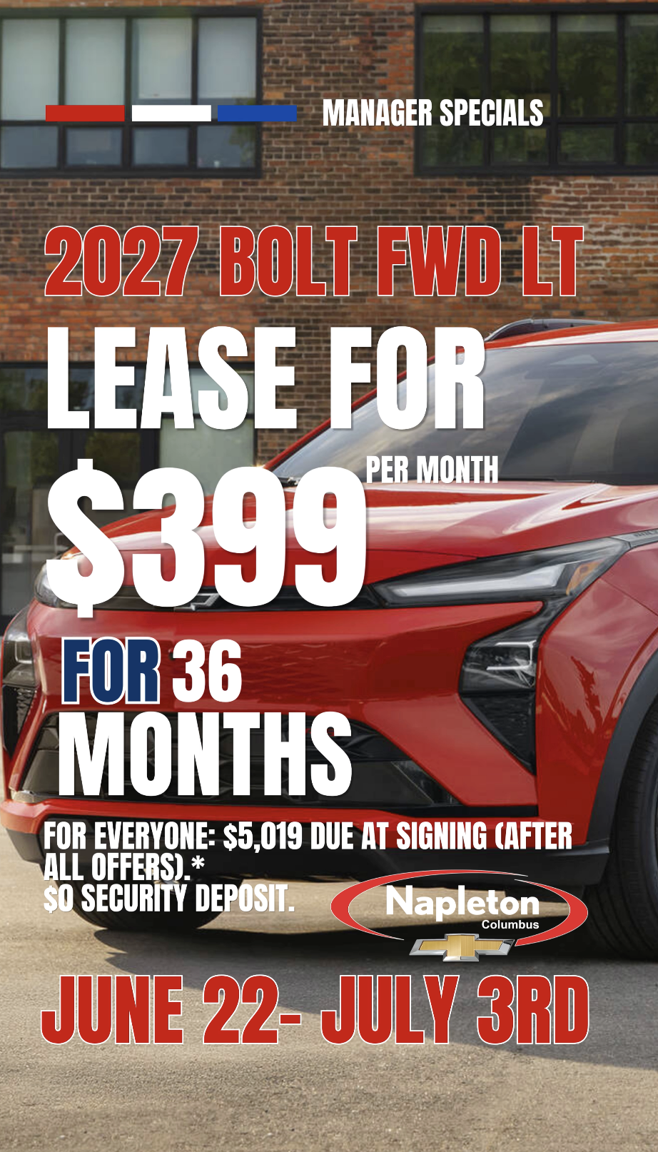 2027 Chevrolet Bolt EV at Napleton Chevrolet Columbus